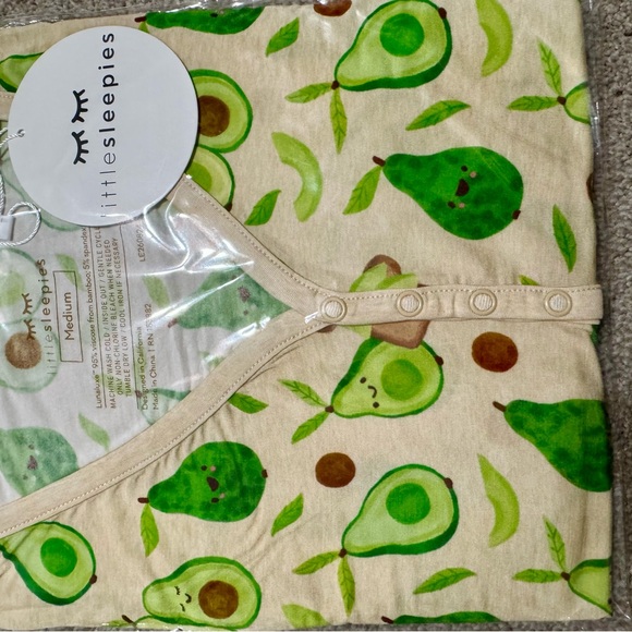 Little Sleepies Other - NWT Little Sleepies Avocado Toast size Medium Top Only, Pants also available